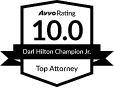 Avvo Top 10 Attorney Badge