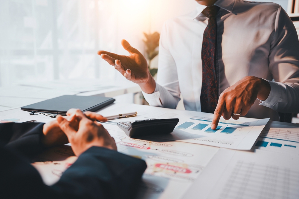 insurer having a meeting